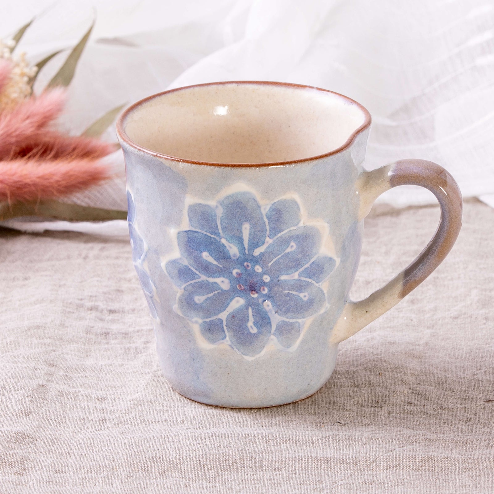 folk マグカップ ブルーフラワー – 丹山窯 土岐美濃焼 TANZAN